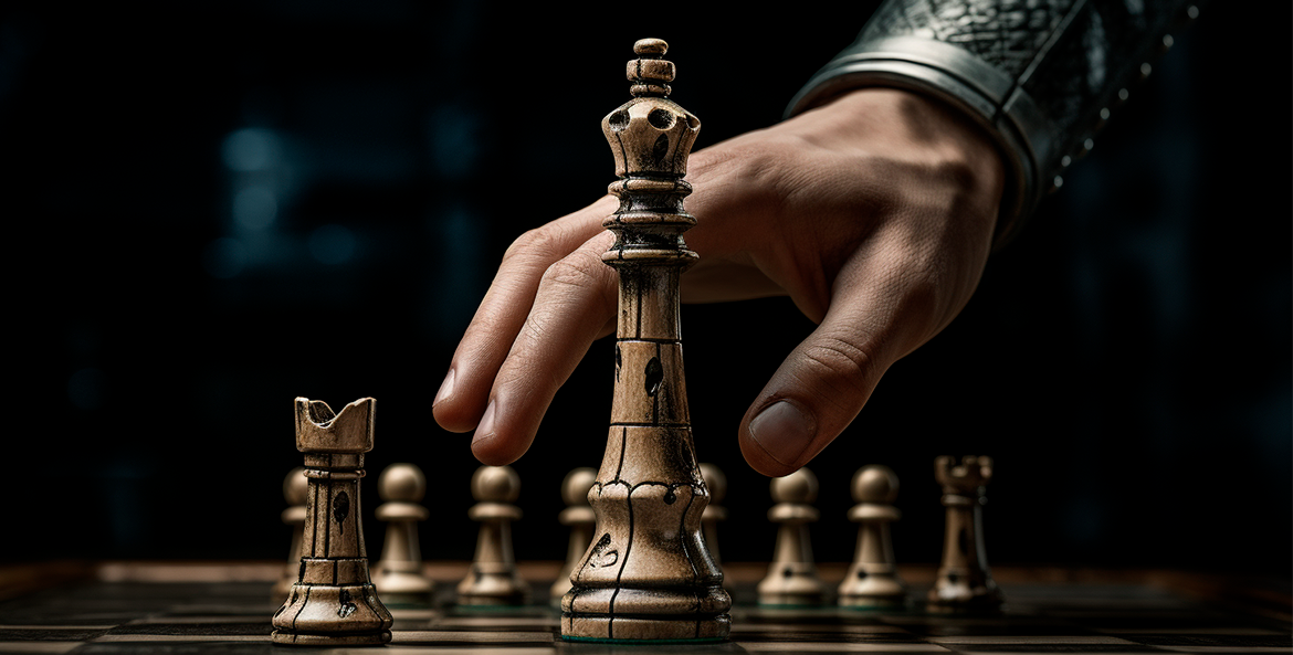 O papel das cooperativas na retenção de talentos | Mão selecionando uma uma peça de xadrez em um tabuleiro | Corporis Brasil