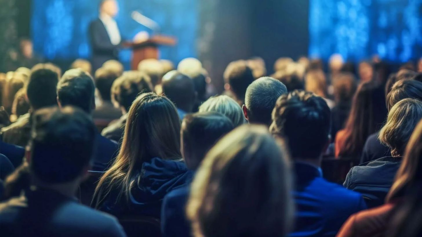 Publico acompanha uma apresentação