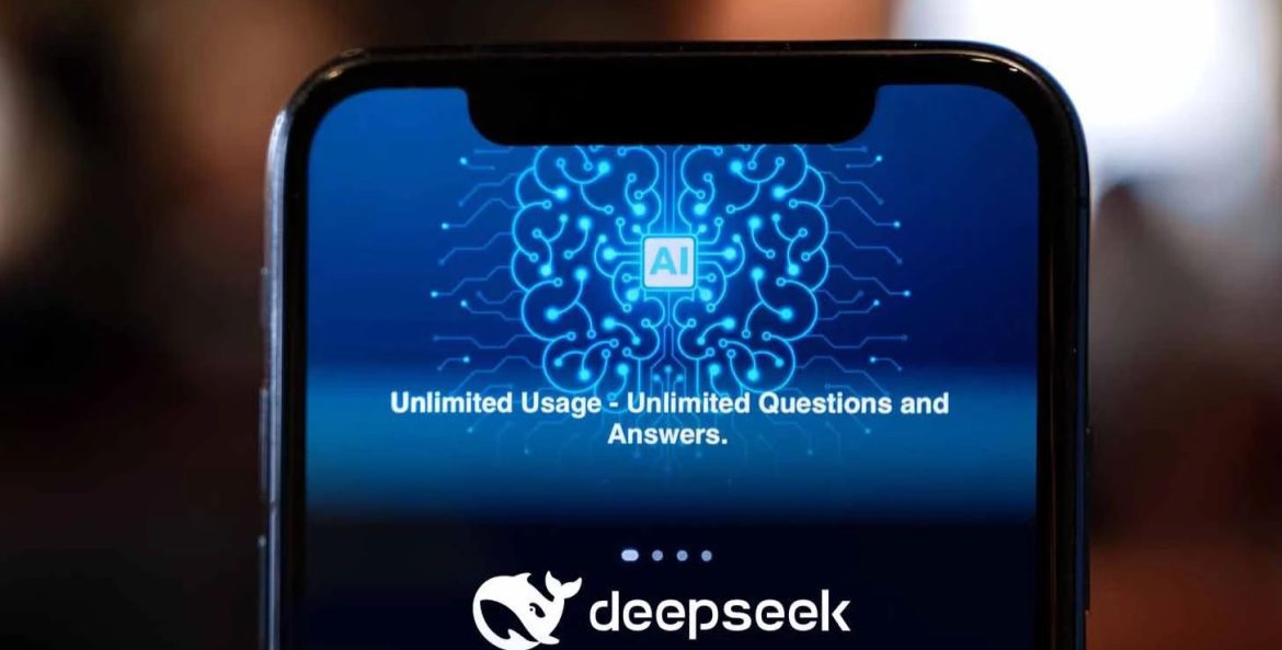 Iphone com Deepseek dentro dele