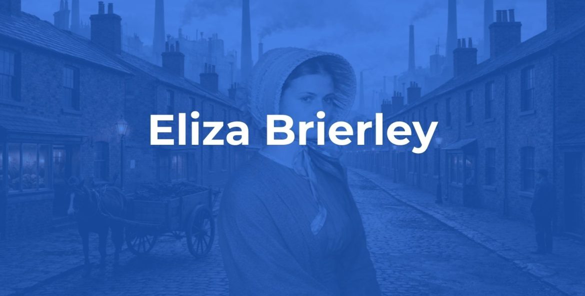 Eliza Brierley nas ruas da Inglaterra