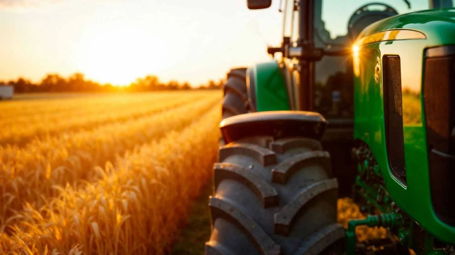 Maquinário no campo