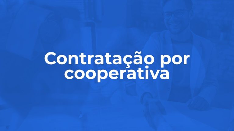 Contratação por cooperativa