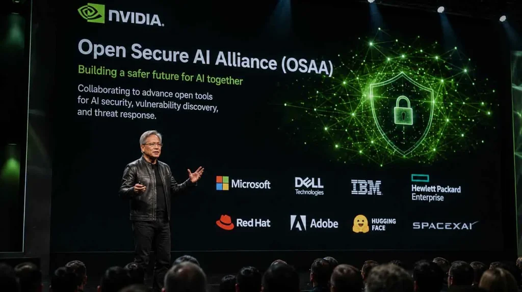Nvidia reúne gigantes da tecnologia para criar aliança de segurança em inteligência artificial