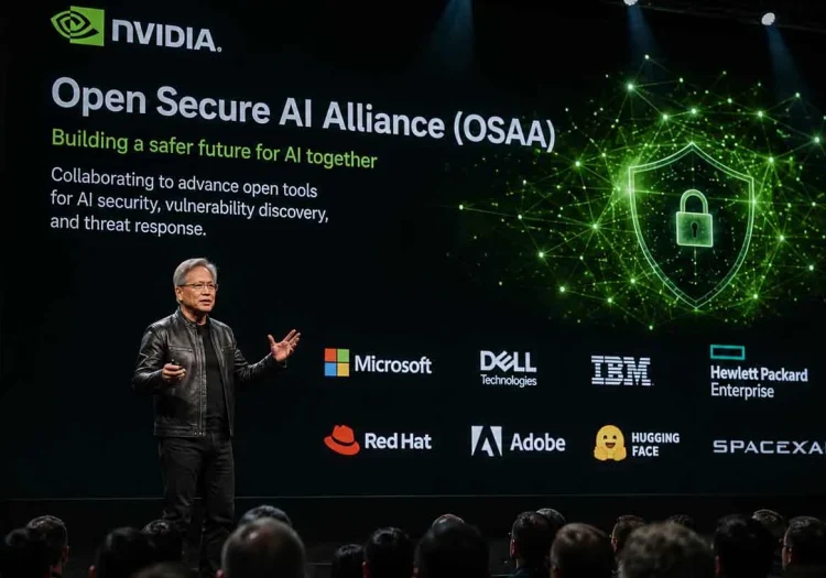 Ceo da NVIDIA na apresentação da NVIDIA