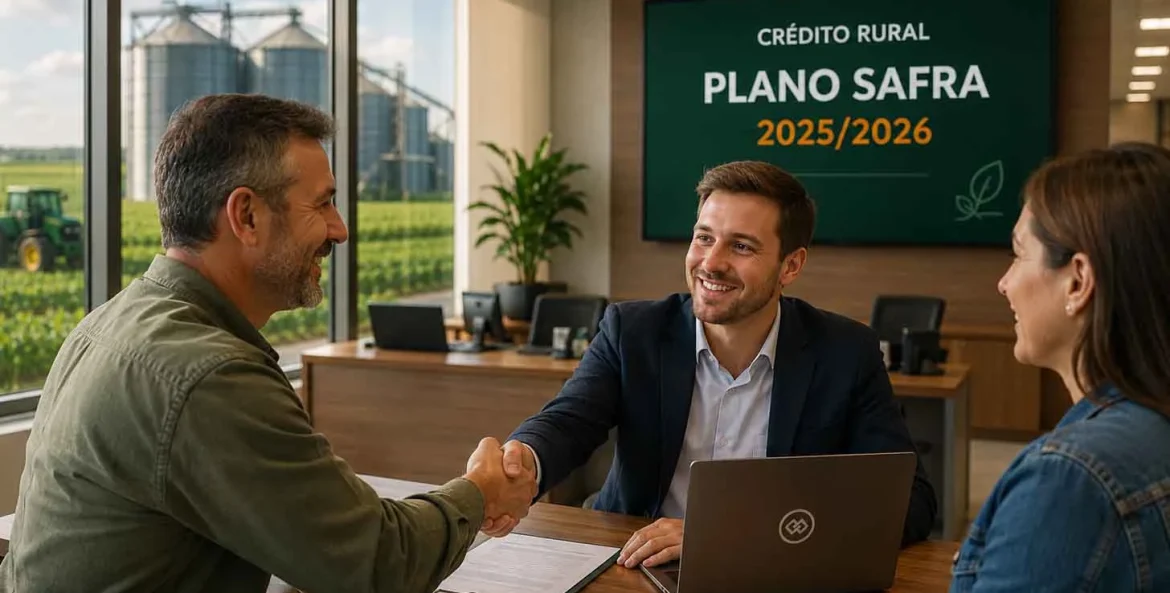 Pessoas conversando sobre o Plano Safra