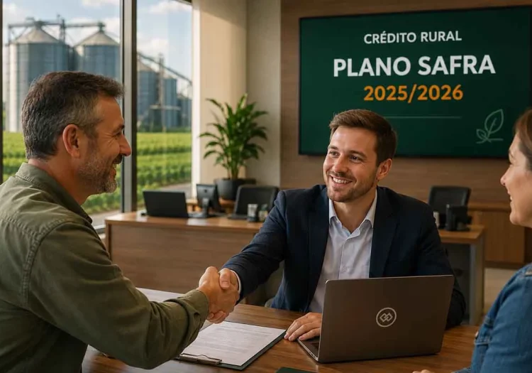 Pessoas conversando sobre o Plano Safra