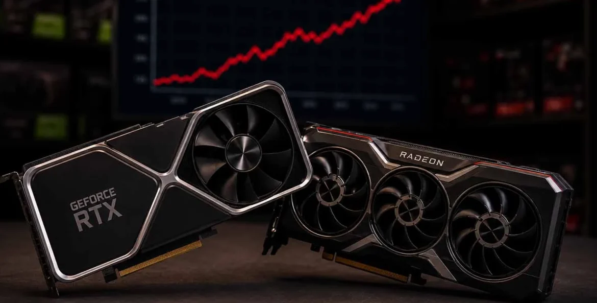 Placas de video Geforce e radeon
