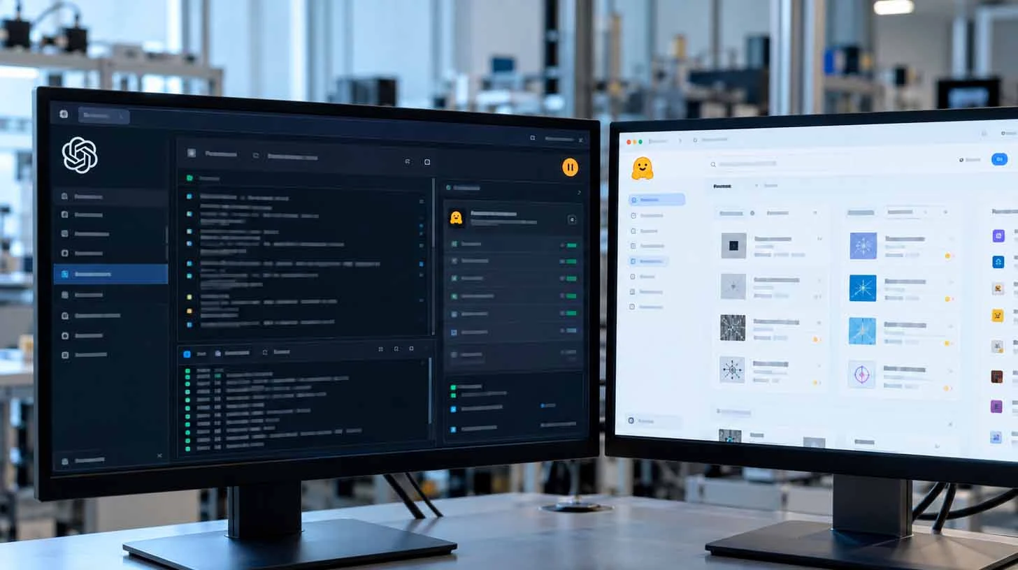 Tela mostrando os agentes da openai