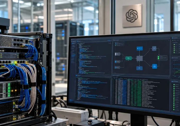 Computador mostrando o novo lançamento da OpenAI, chat gpt6