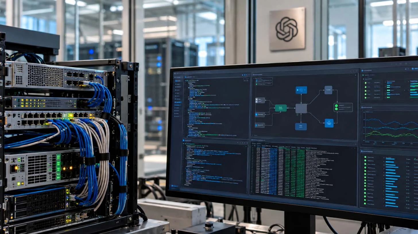 Computador mostrando o novo lançamento da OpenAI, chat gpt6