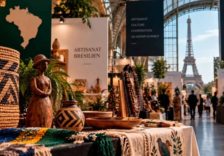Feira internacional em Paris
