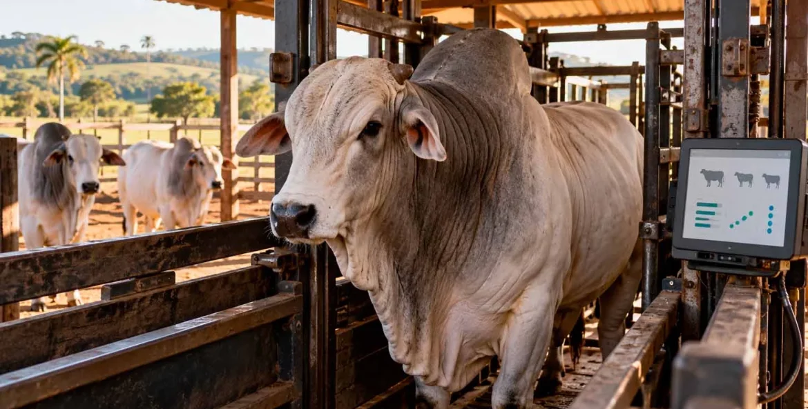 Vaca da raça brangus