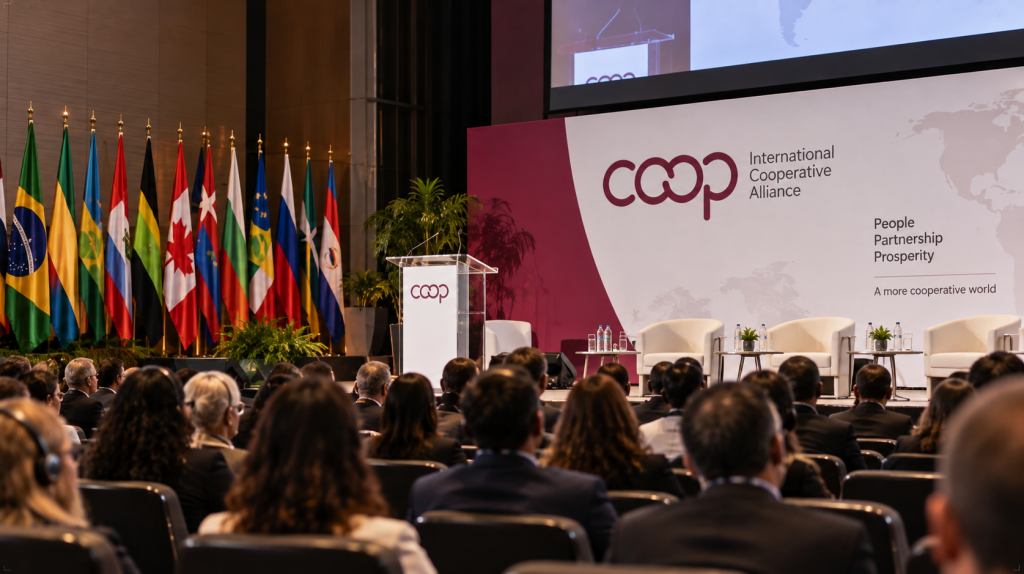 Cooperativismo brasileiro apresenta trajetória do SomosCoop em conferência global da ACI